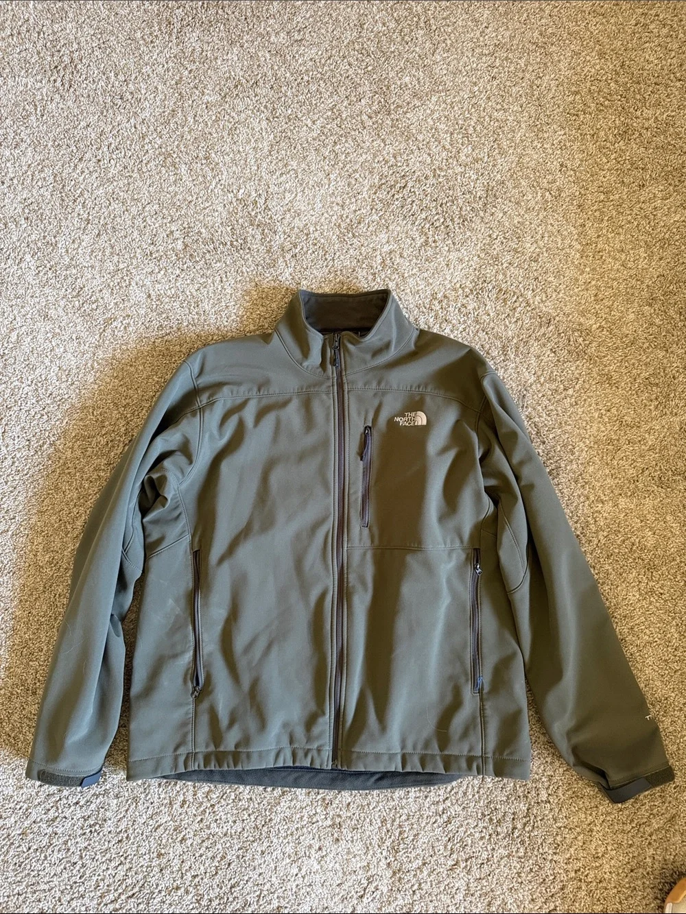 The North Face Olive Green Lightweight Softshell Jacket